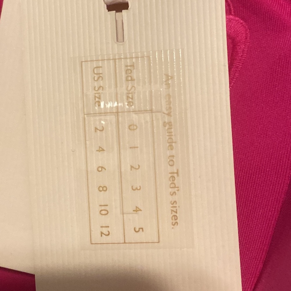 Ted Baker London “Talia” dress - Fuschia / Hot Pink. Never worn. - Picture 4 of 5